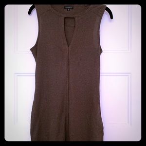khaki long tank